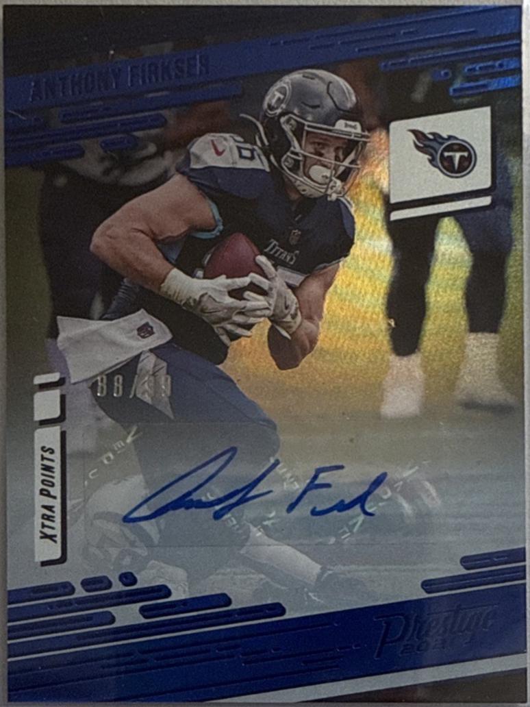Anthony Firkser [Xtra Points Signature Premium Blue] #177