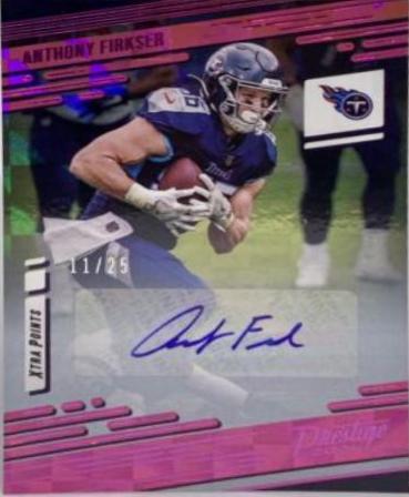 Anthony Firkser [Xtra Points Signature Premium Pink] #177
