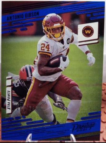 Antonio Gibson [Xtra Points Premium Blue] #154