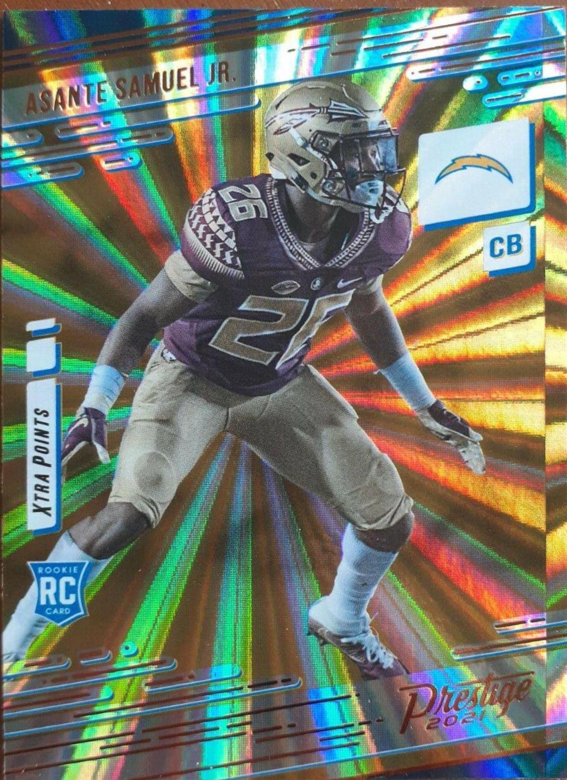Asante Samuel Jr. [Xtra Points Sunburst] #256