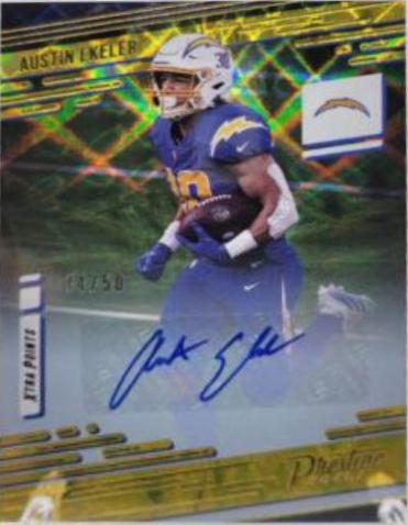 Austin Ekeler [Xtra Points Signature Premium Gold] #193