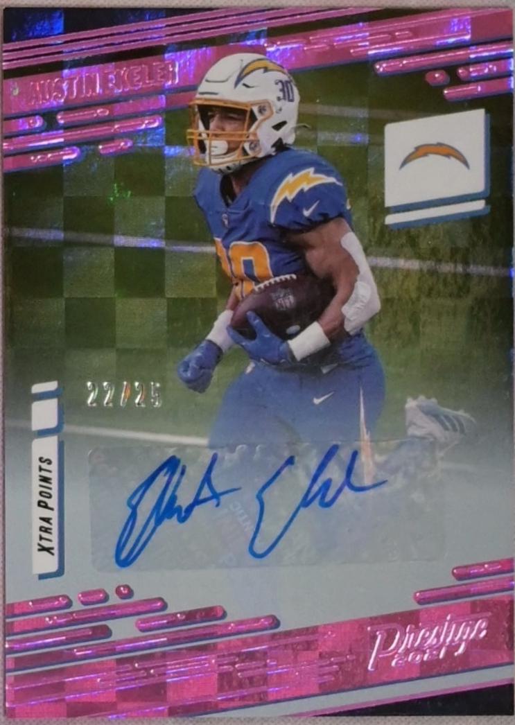 Austin Ekeler [Xtra Points Signature Premium Pink] #193
