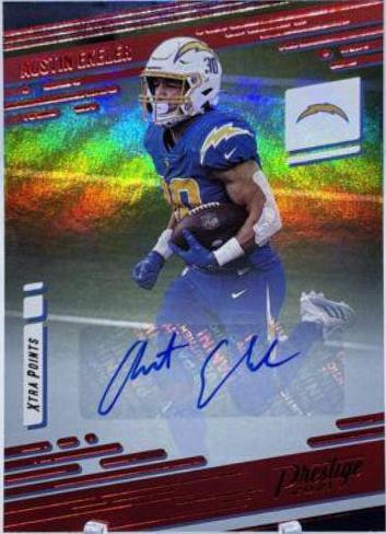 Austin Ekeler [Xtra Points Signature Premium Red] #193