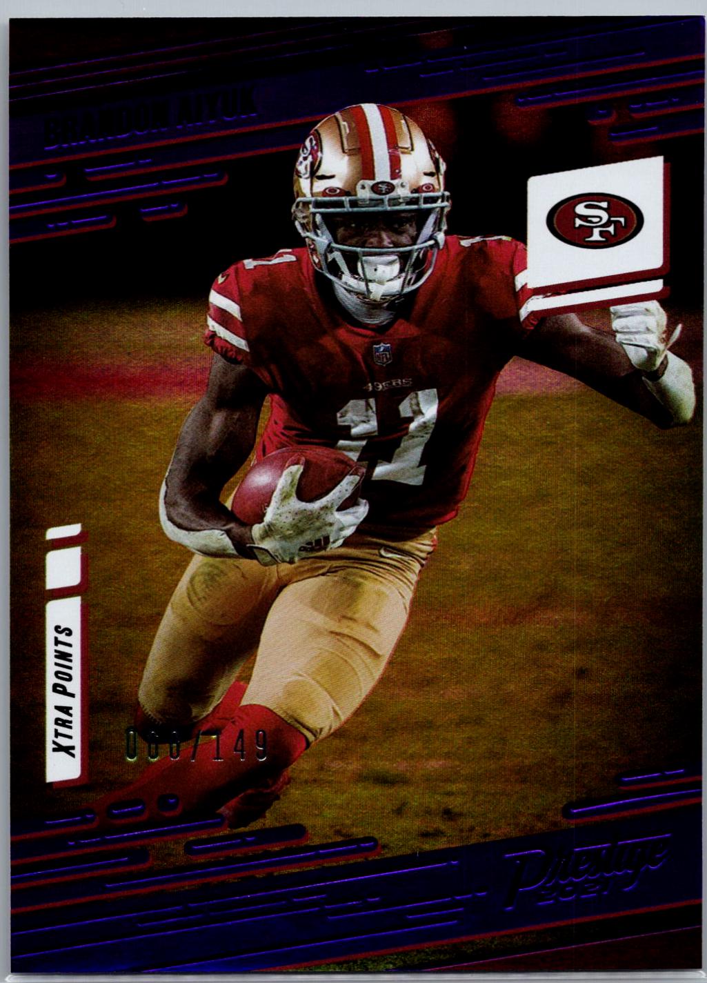 Brandon Aiyuk [Xtra Points Premium Purple] #144