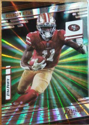 Brandon Aiyuk [Xtra Points Sunburst] #144
