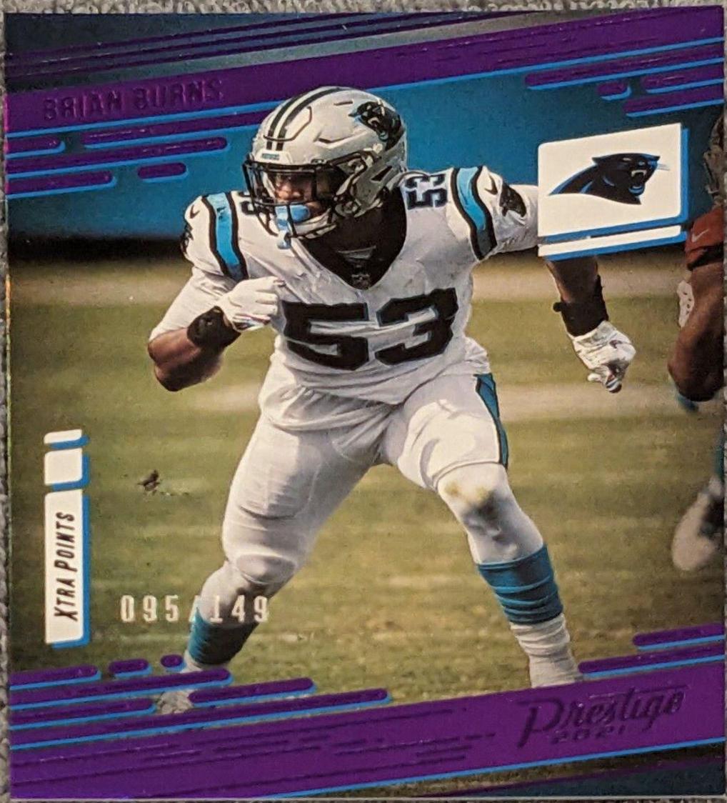Brian Burns [Xtra Points Premium Purple] #79