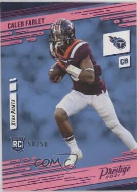 Caleb Farley [Xtra Points Pink] #247