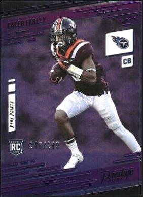 Caleb Farley [Xtra Points Premium Purple] #247