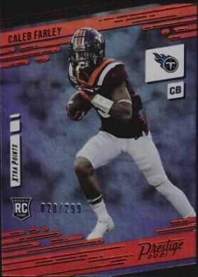 Caleb Farley [Xtra Points Premium Red] #247