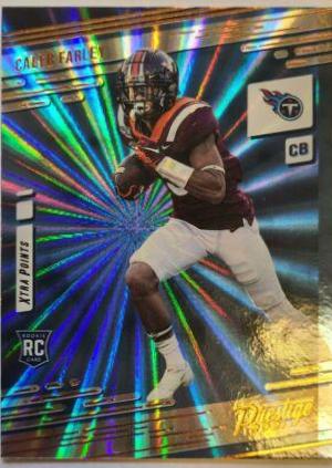 Caleb Farley [Xtra Points Sunburst] #247
