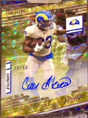 Cam Akers [Xtra Points Signature Premium Gold] #98