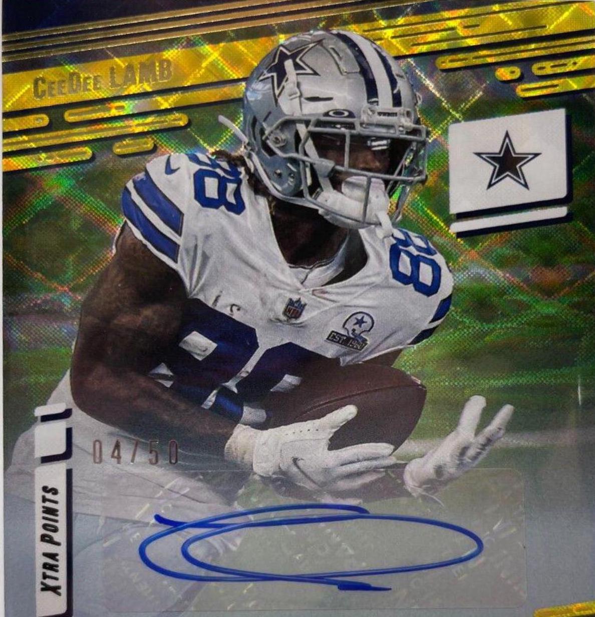 CeeDee Lamb [Xtra Points Signature Premium Gold] #8