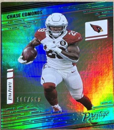 Chase Edmonds [Xtra Points Premium Green] #48