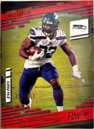 Chris Carson [Xtra Points Red] #198