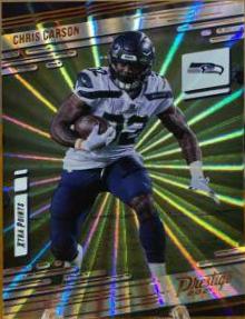 Chris Carson [Xtra Points Sunburst] #198