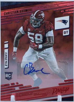 Christian Barmore [Xtra Points Signature Premium Red] #251