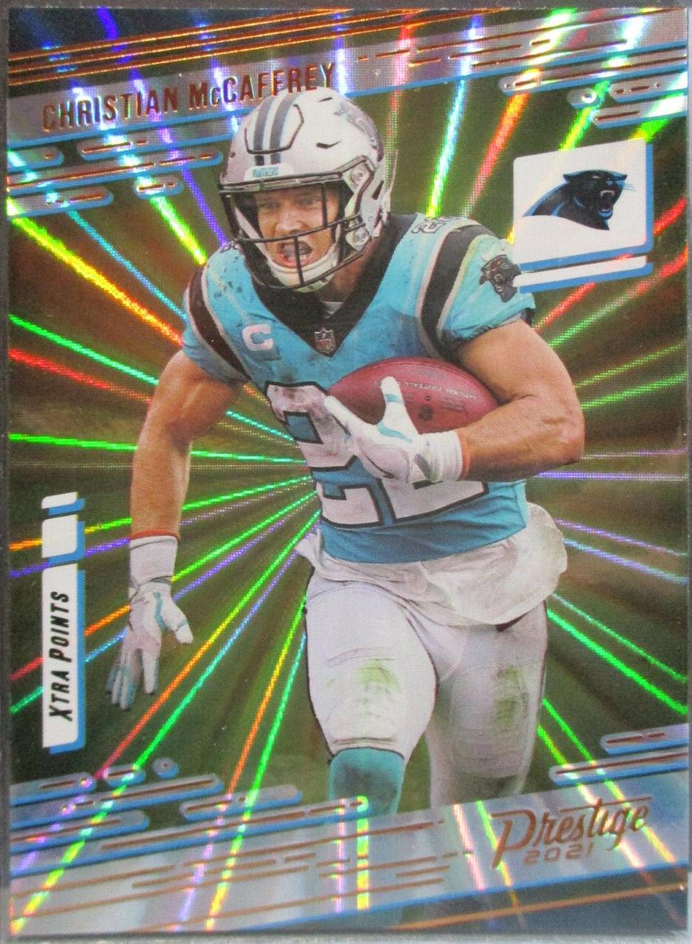 Christian McCaffrey [Xtra Points Sunburst] #78