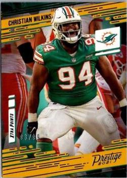 Christian Wilkins [Xtra Points Premium Gold] #68