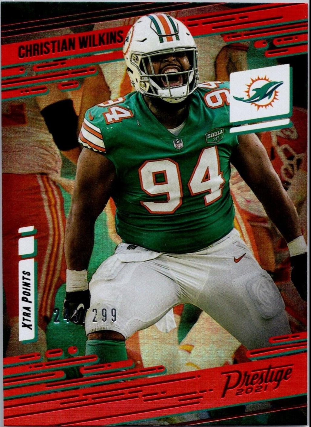 Christian Wilkins [Xtra Points Premium Red] #68