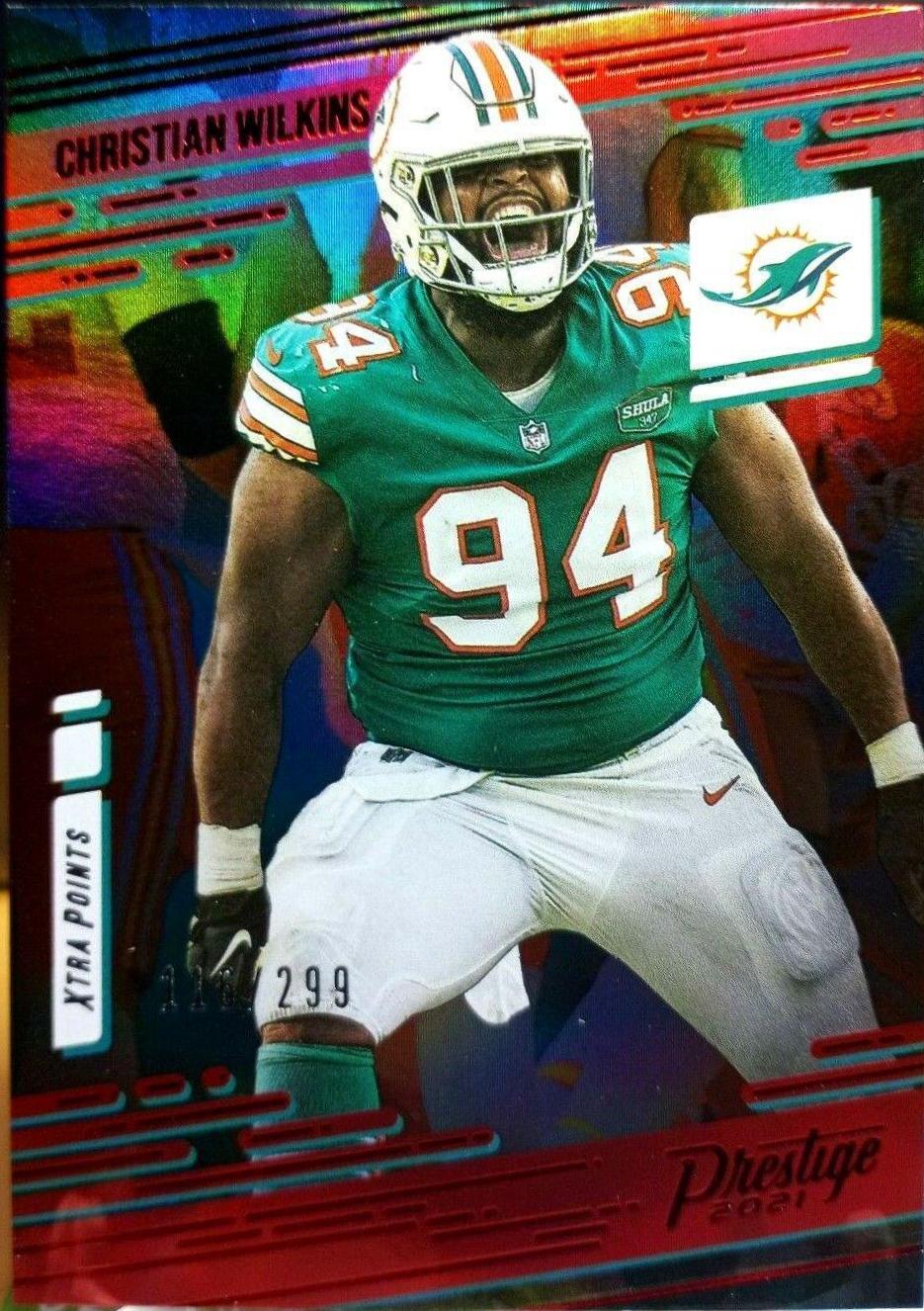 Christian Wilkins [Xtra Points Red] #68