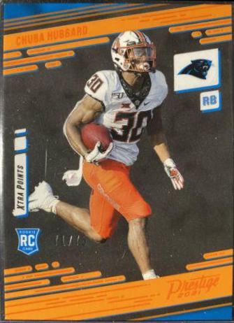 Chuba Hubbard [Xtra Points Orange] #241