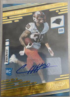 Chuba Hubbard [Xtra Points Signature Premium Gold] #241