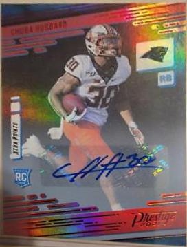 Chuba Hubbard [Xtra Points Signature Premium Red] #241