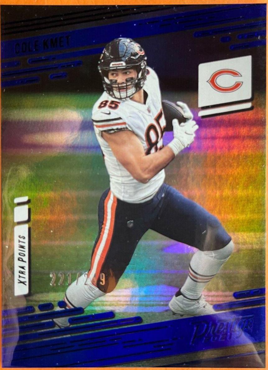 Cole Kmet [Xtra Points Premium Blue] #5