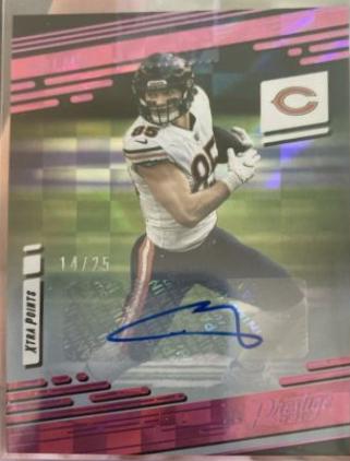 Cole Kmet [Xtra Points Signature Premium Pink] #5