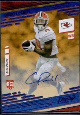 Cornell Powell [Xtra Points Signature Premium Blue] #287