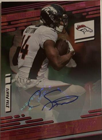 Courtland Sutton [Xtra Points Signature Premium Pink] #38