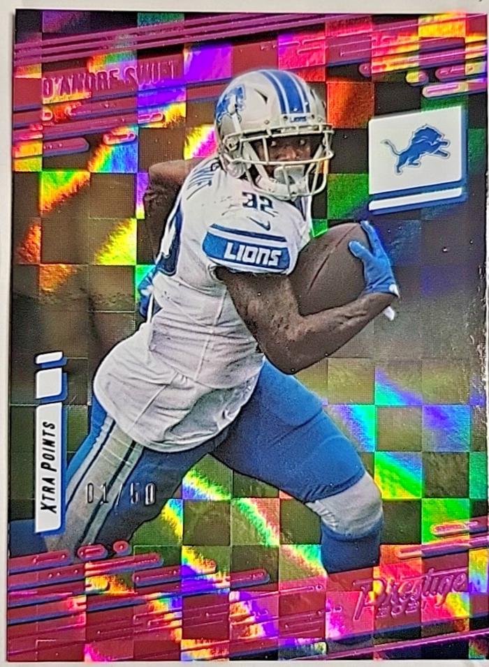 D'Andre Swift [Xtra Points Premium Pink] #55