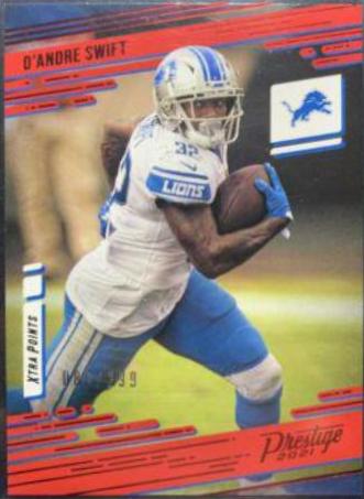D'Andre Swift [Xtra Points Premium Red] #55