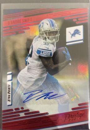 D'Andre Swift [Xtra Points Red] #55