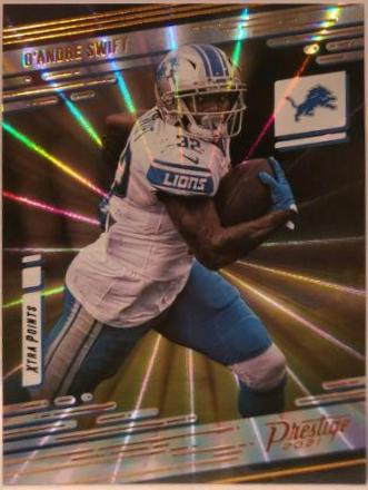 D'Andre Swift [Xtra Points Sunburst] #55