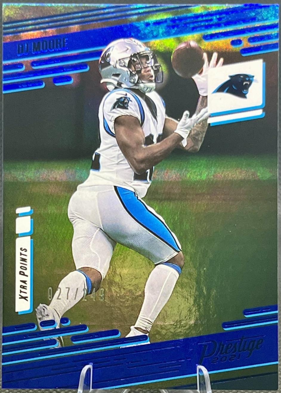 DJ Moore [Xtra Points Premium Blue] #75