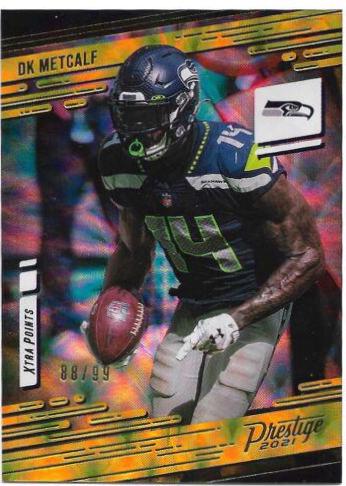 DK Metcalf [Xtra Points Premium Gold] #195
