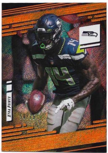DK Metcalf [Xtra Points Premium Orange] #195
