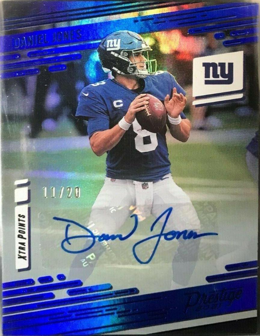 Daniel Jones [Xtra Points Signature Premium Blue] #61
