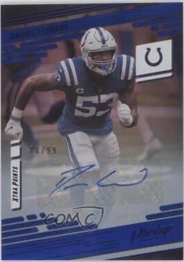 Darius Leonard [Xtra Points Signature Premium Blue] #87