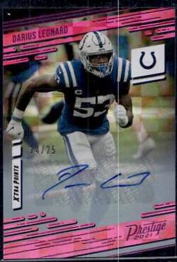 Darius Leonard [Xtra Points Signature Premium Pink] #87