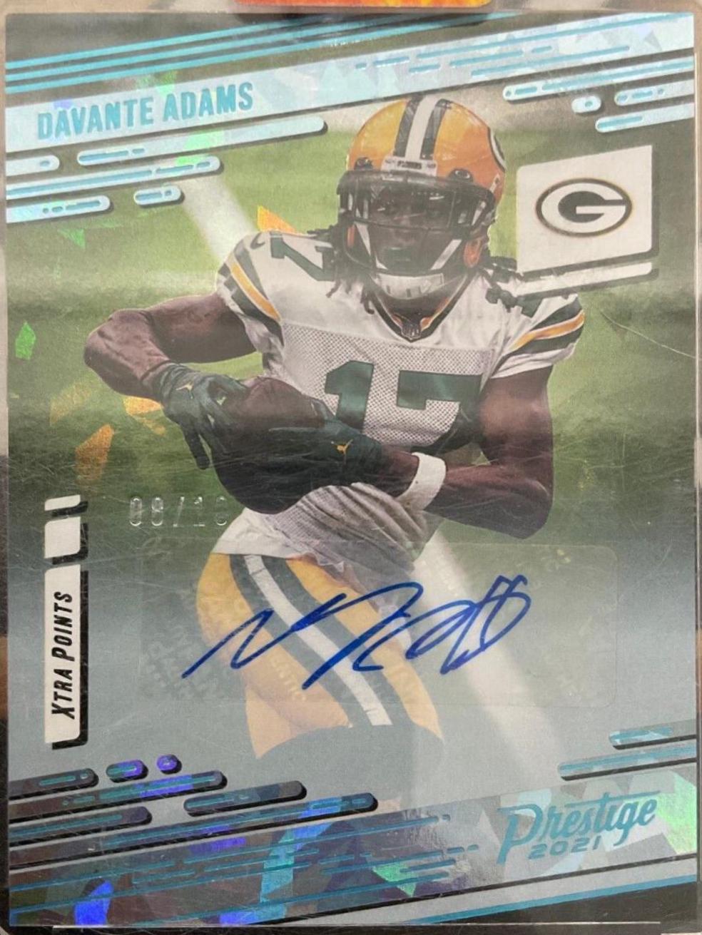 Davante Adams [Xtra Points Signature Premium Platinum] #101
