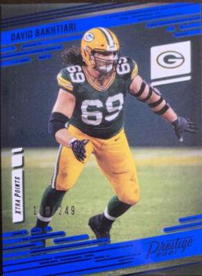 David Bakhtiari [Xtra Points Blue] #102