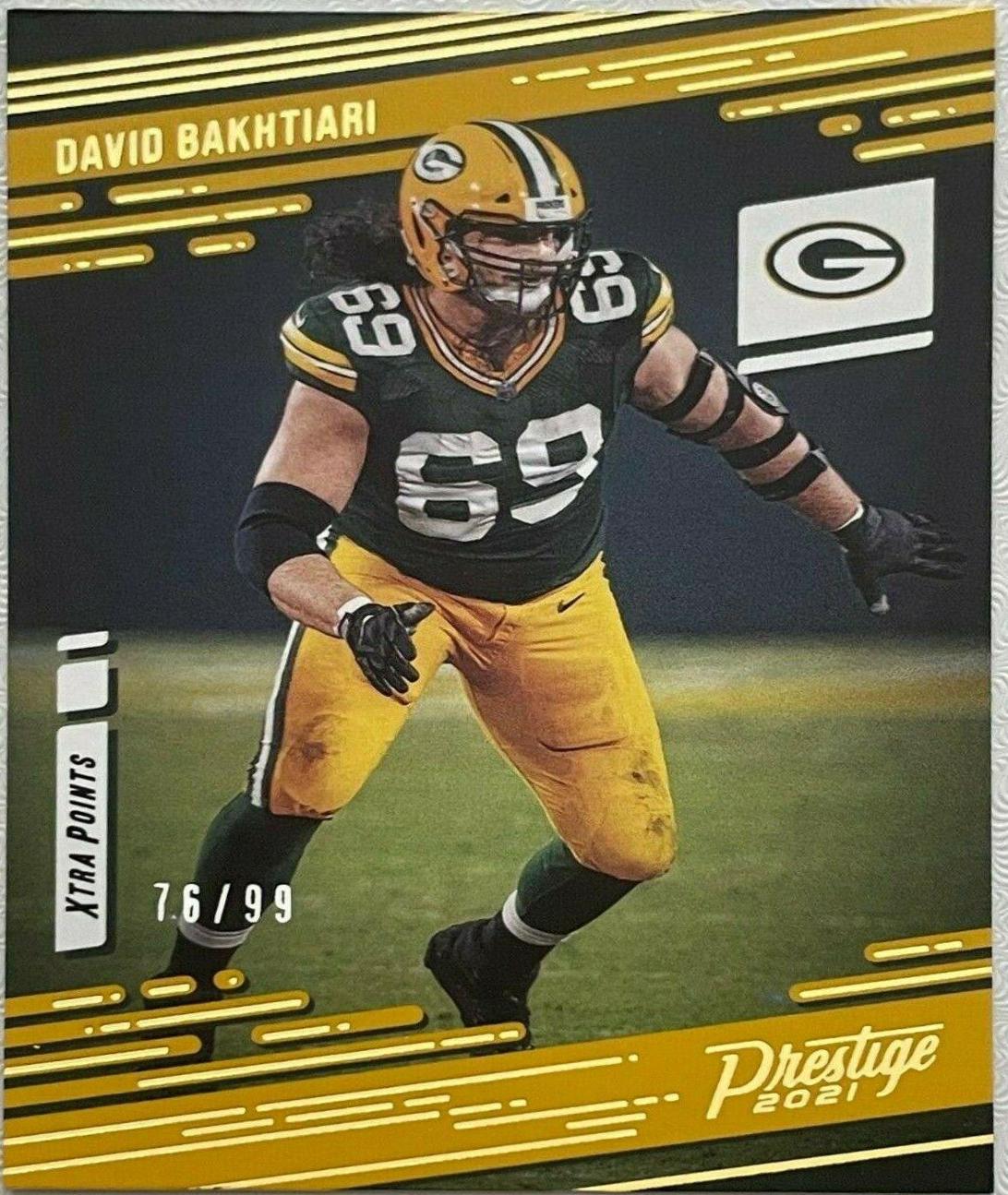 David Bakhtiari [Xtra Points Gold] #102