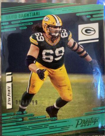 David Bakhtiari [Xtra Points Green] #102