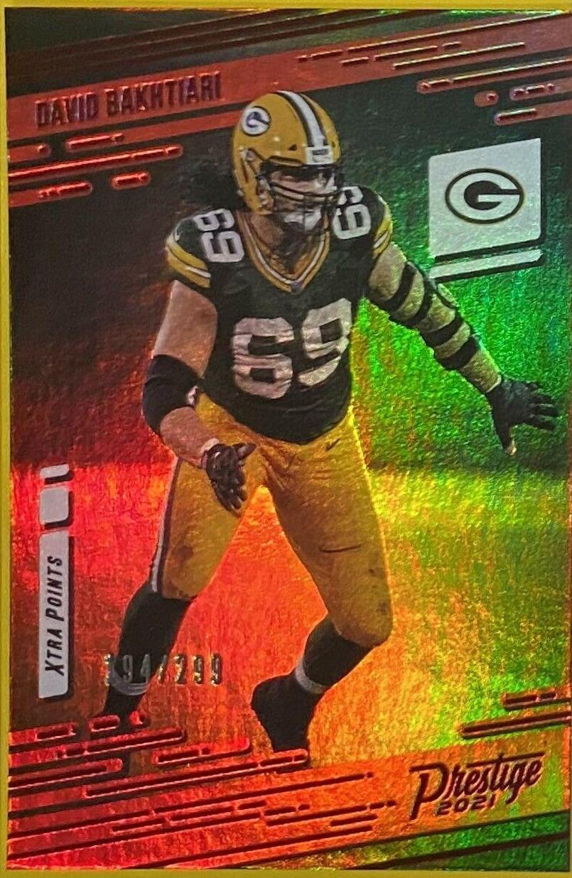 David Bakhtiari [Xtra Points Red] #102