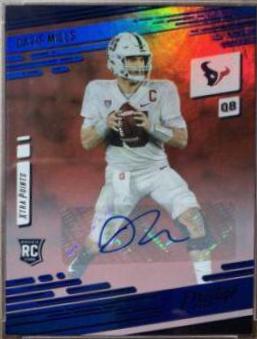 Davis Mills [Xtra Points Signature Premium Blue] #224