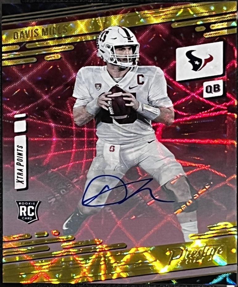 Davis Mills [Xtra Points Signature Premium Gold] #224
