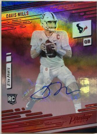 Davis Mills [Xtra Points Signature Premium Red] #224