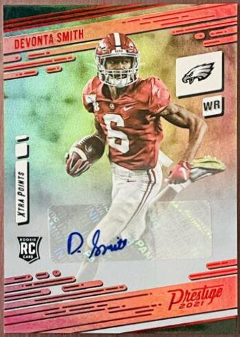 DeVonta Smith [Xtra Points Premium Red] #211